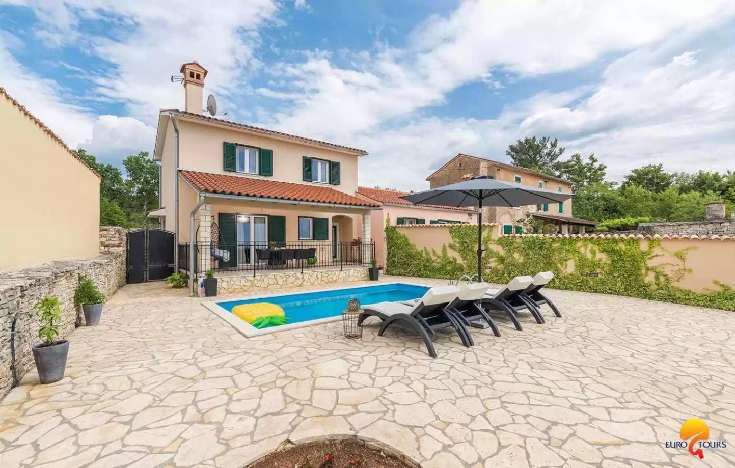Villa Grguci Канфанар Екстер'єр фото
