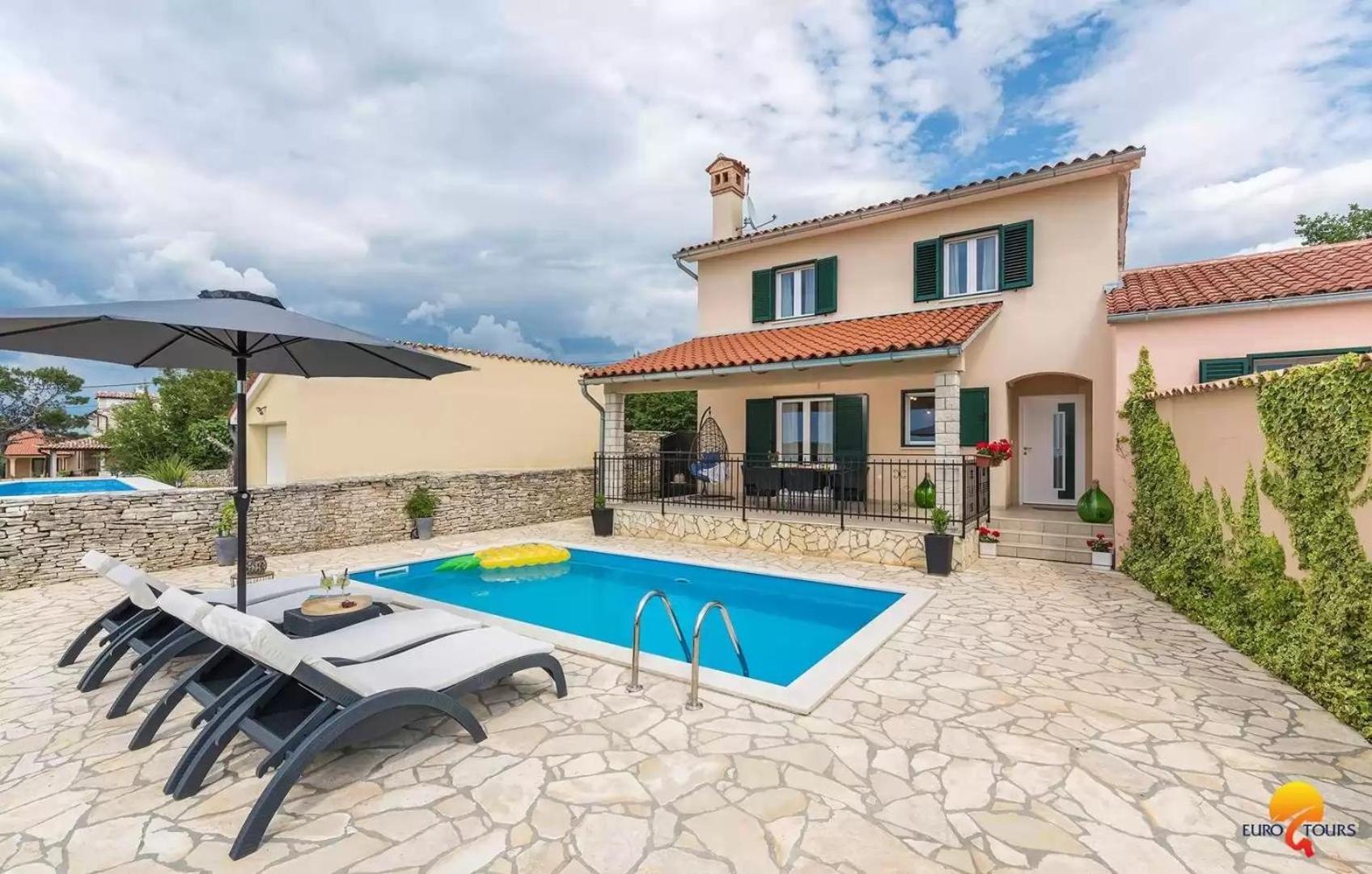 Villa Grguci Канфанар Екстер'єр фото
